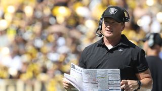 Jon Gruden shares why moms should let their kids play football: "Live in your hopes, not your fears." (Peter King)