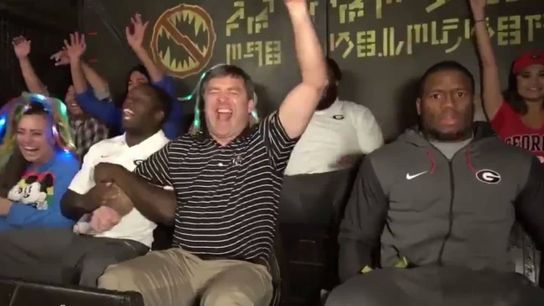 Video: Watch Kirby Smart lose it on a Disneyland ride
