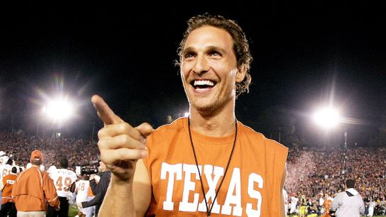 "Let it f---'in rip, man!" Matthew McConaughey's speech to Texas before beating Notre Dame (Featured)