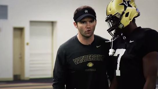Vandy mic's up one of their newest hires for Spring practice (Vanderbilt)