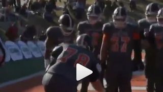 BEHOLD: the Fat Guy Touchdown celebration of the season (Mercer)