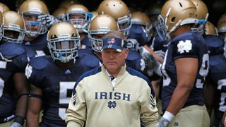 Brian Kelly's advice for dealing with cut blocks against Navy: "Stop being crybabies" (baby)