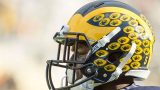 Michigan's iconic helmets have been tweaked a bit for 2016 (iconic)