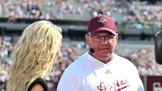 Mike Elko denies taking shot at Jimbo Fisher, Brian Kelly in post-game comment (Mike Elko Jimbo Fisher)