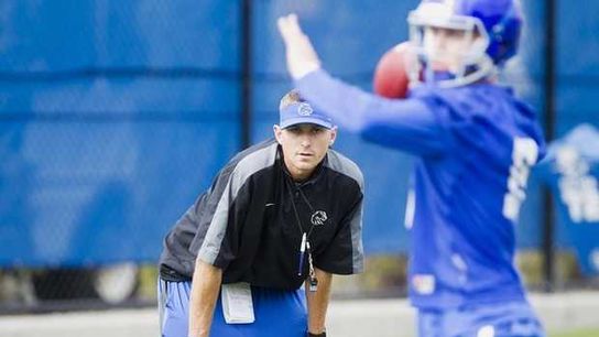 Why Brian Kelly hired Mike Sanford: "We wanted somebody that was going to turn the room upside down." (Notre Dame)