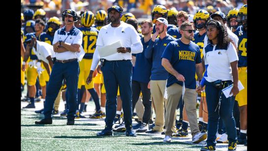 Michigan coach Sherrone Moore says he wants his Connor Stalions texts released (Jim Harbaugh)