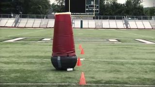 To make practices safer, Dartmouth paired with engineers to make a "Mobile Virtual Player" (remote control dummy)