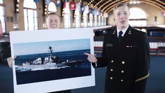 "We give a ship": Navy fans made a hilarious video for the Army game (Featured)