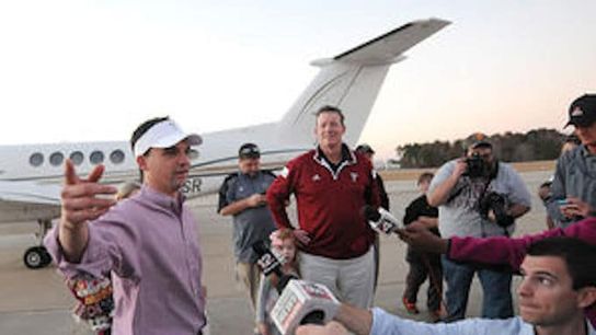 Neal Brown: "Troy's won at every level, and we'll continue to do that here." (Troy)