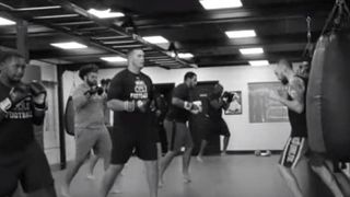 Video: To help their offensive line Perfect Their Craft, Old Dominion is having them train MMA style (offensive line)