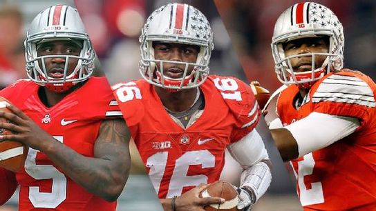 Urban says he's starting to realize the one big negative to having three really good QBs (Ohio State)