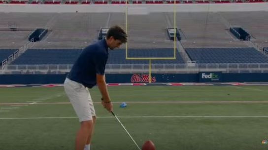 Video: This is what happens when you give your golf team some footballs and a camera