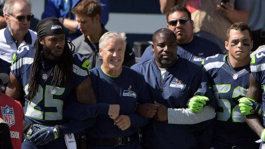 In the midst of national anthem controversy, Pete Carroll asks everyone to "help create a culture of New Empathy" in letter (Seattle Seahwaks)