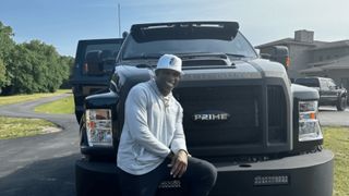 Deion Sanders shows off audacious new "Prime" Ford F-650 Super-Truck (Ford)