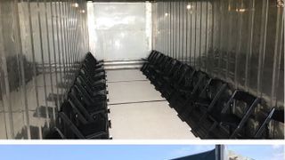 The Saints have a new team "cooling center" that players can use DURING practice (Saints)