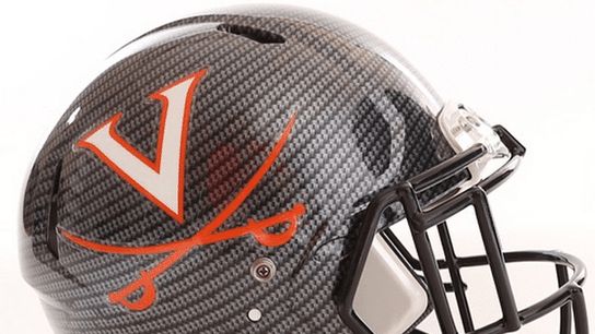 Photo: Virginia's new graphite-and-black helmets for Saturday (uniforms)