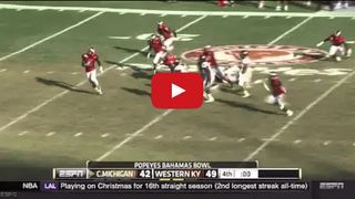 Video: Here's the craziest touchdown of the bowl season... or ever (Western Kentucky)