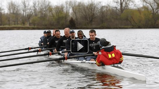 Eastern Michigan goes rowing in the "Battle for the Staff Room" (chris creighton)