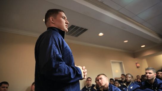 Video: Navy shows why they never lose on Senior Day