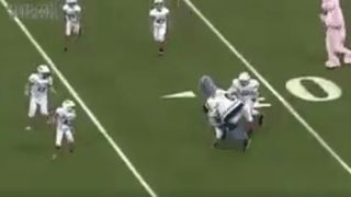 Here's 2 minutes of mascots laying out little kids (videos)