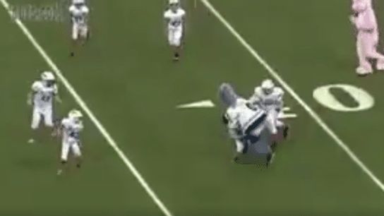 Here's 2 minutes of mascots laying out little kids (videos)