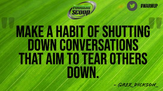 Tuesday's One Minute Warm Up