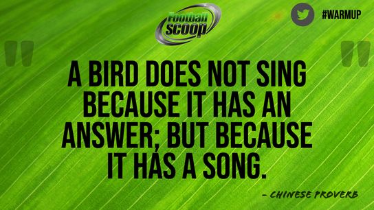 Thursday's One Minute Warm Up