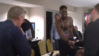 How about that time Pete Carroll took his shirt off during an NFL Draft interview (Seattle Seahawks)