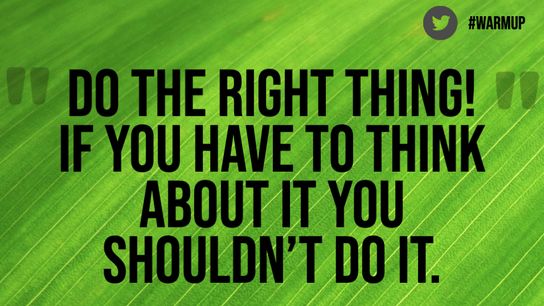 Monday's One Minute Warm Up