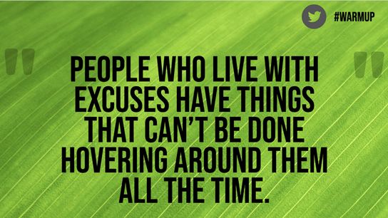 Tuesday's One Minute Warm Up