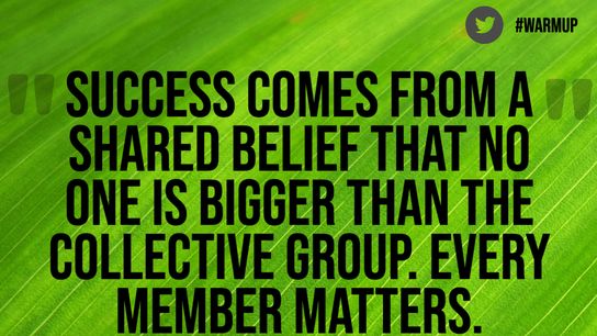 Tuesday's One Minute Warm Up