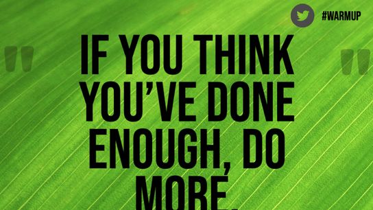 Thursday's One Minute Warm Up