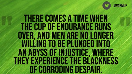 Thursday's One Minute Warm Up