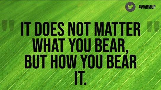 Wednesday's One Minute Warm Up