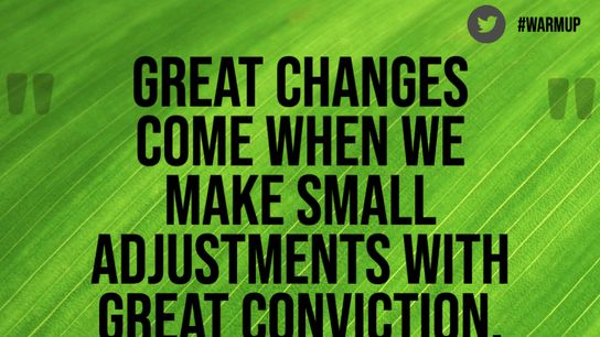 Wednesday's One Minute Warm Up