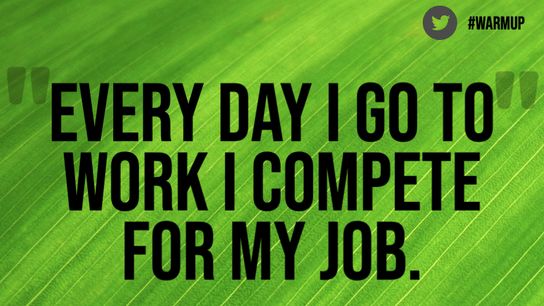 Tuesday's One Minute Warm Up