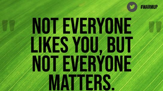 Tuesday's One Minute Warm Up