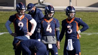 The Broncos inquired about suiting up coaches at quarterback today (quarterback)