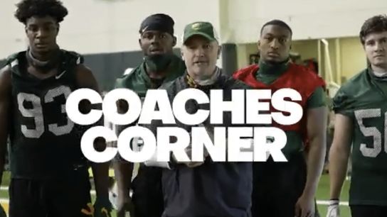 Baylor coaches taking to social media to share short clips breaking down position specific drills (drill tape)