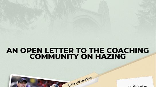 An open letter to the coaching community on hazing, and what we need to do to protect all involved (open letter)