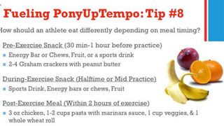 SMU is providing valuable Twitter tips on how athletes should be fueling up (fueling up)
