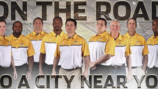 Southern Miss showcases a creative way to illustrate how their coaches hit the road (Southern Miss)