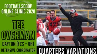 Quarters variations vs. 3x1 formations - Tee Overman - Dayton (FCS - OH) - Defensive Coordinator (3x1)