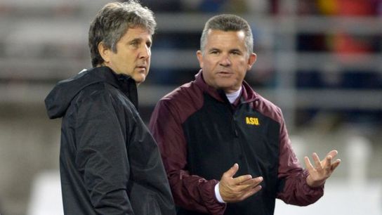 Todd Graham had some words for Mike Leach in post-game handshake (sign stealing)