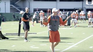 Video of the Day: Miami TEs coach Todd Hartley Mic'd Up (Video of the Day)