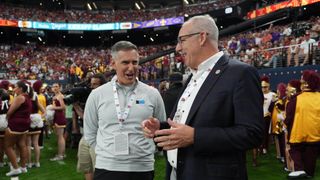 Big Ten, SEC commissioners come out in favor of changing College Football Playoff seeding (Greg Sankey College Football Playoff)