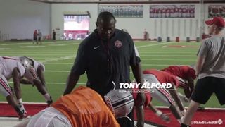 Video: Ohio State RBs coach Tony Alford calls the parents of one his players and delivers great news (mike weber)