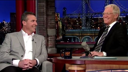 Video: Urban goes on Letterman, refuses to say "Michigan" (Urban Meyer)