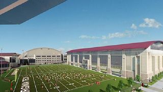 Virginia Tech is putting the finishing touches on the largest indoor facility in college football (Virginia Tech)