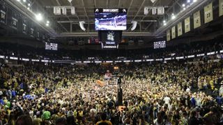 Alabama AD Greg Byrne has a radical plan to end court and field stormings (College Basketball Field Stormings)